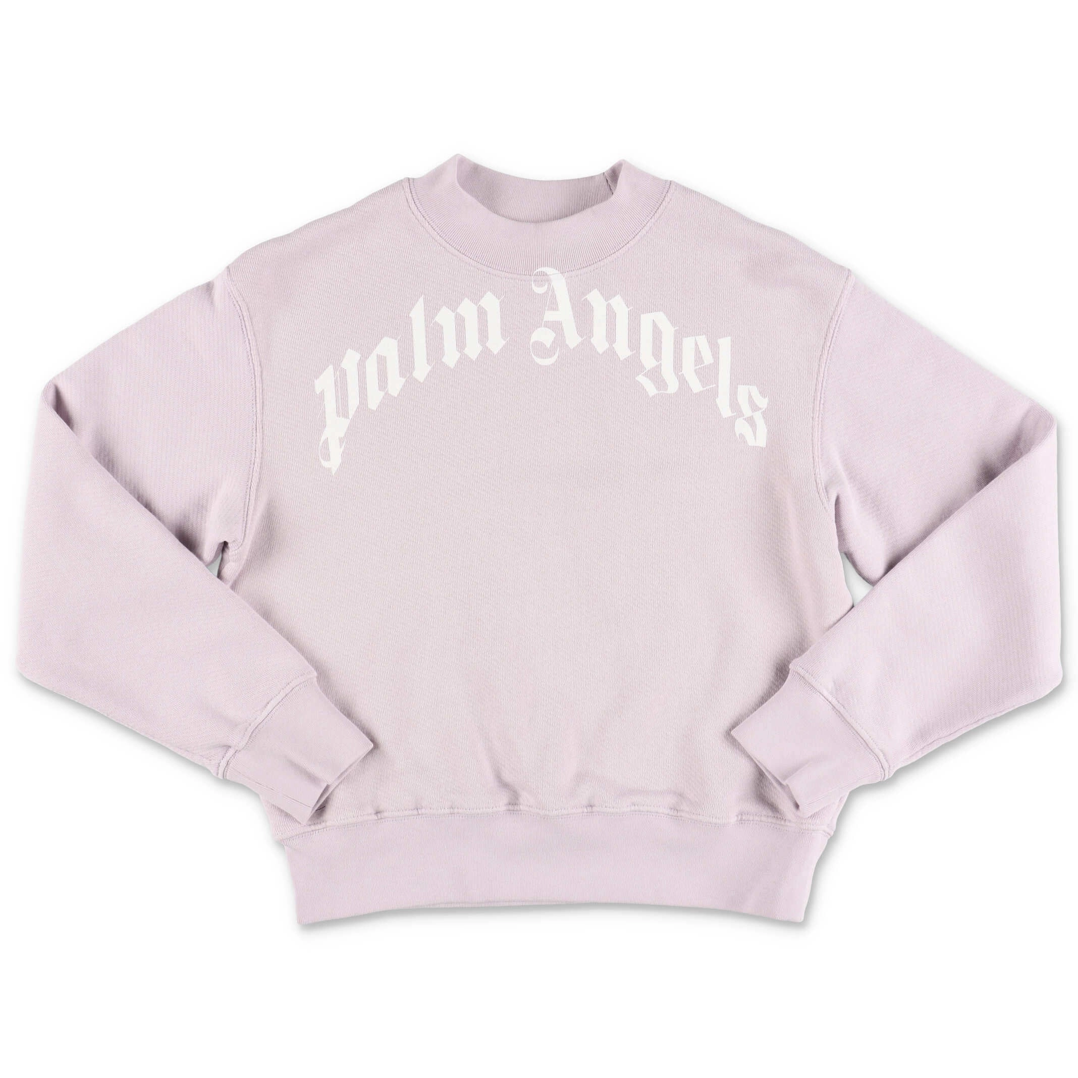 Palm Angels Kids Logo Print Crewneck Sweatshirt