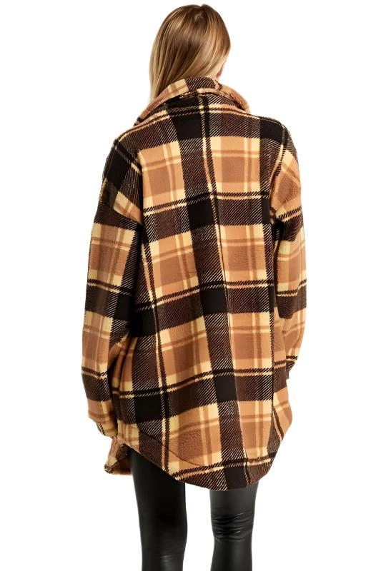 Plaid Fleece Jacket