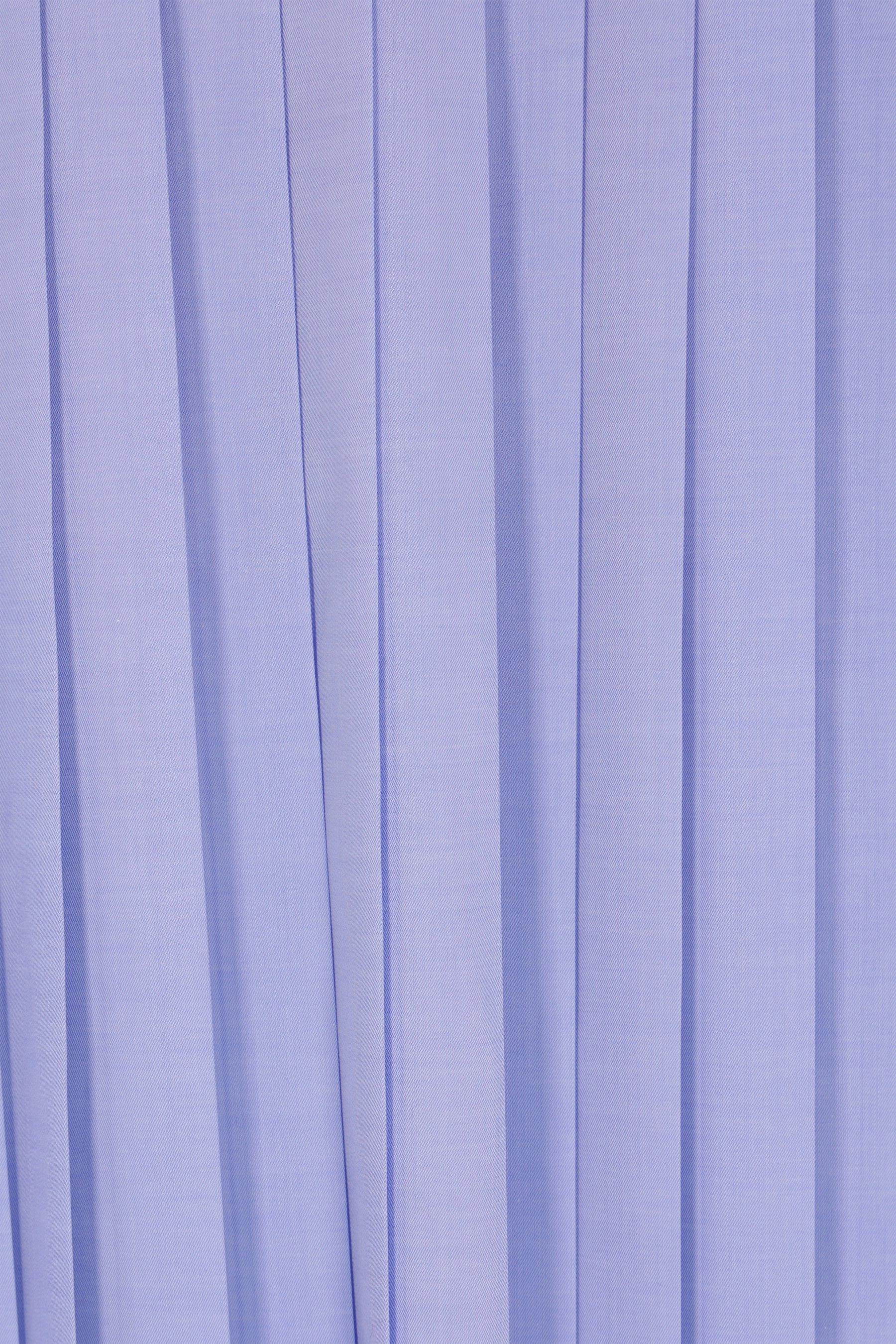 pleated crop shirt in Oxford cotton