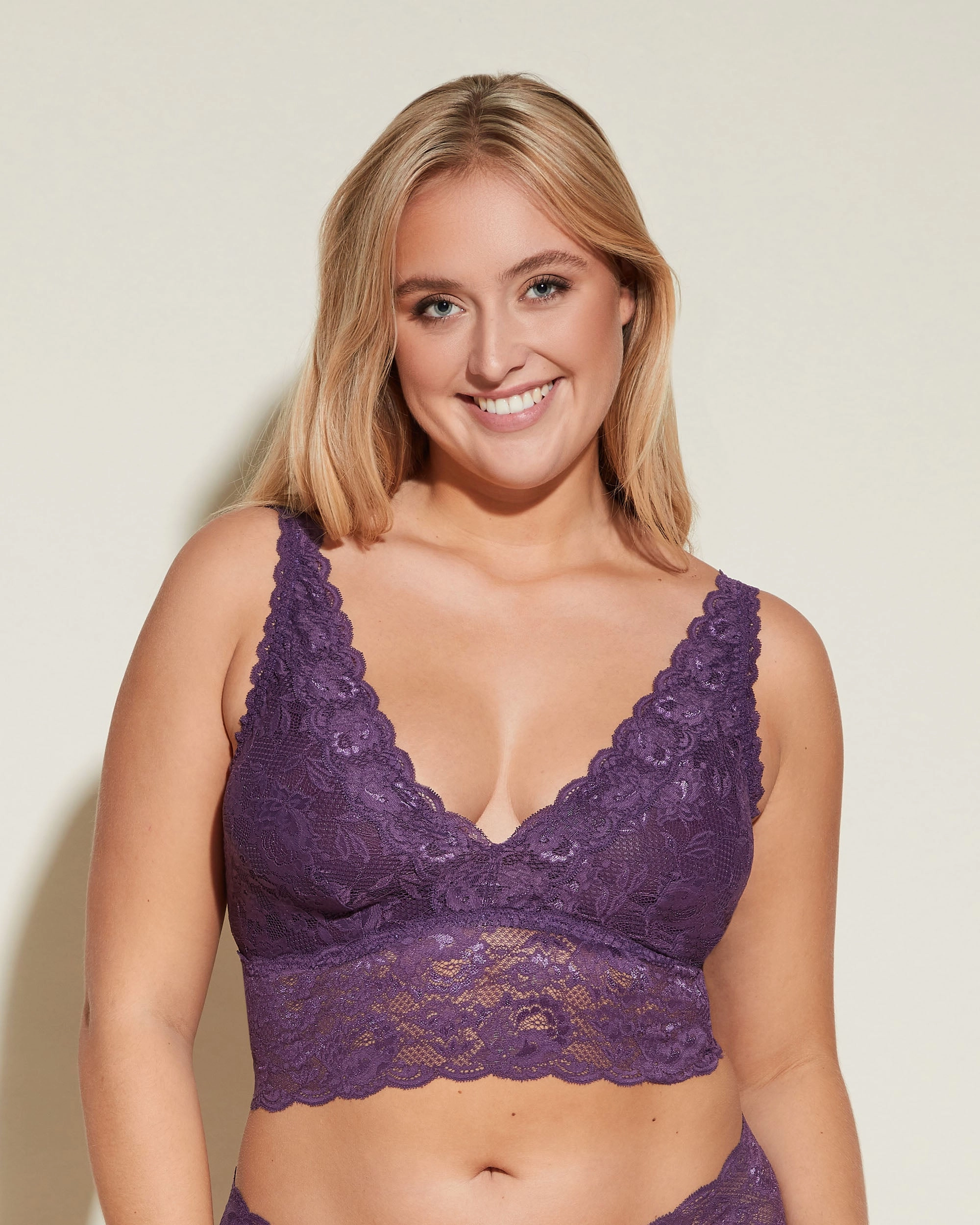 Plungie Longline Bralette In Erweiterten Plus Sizes