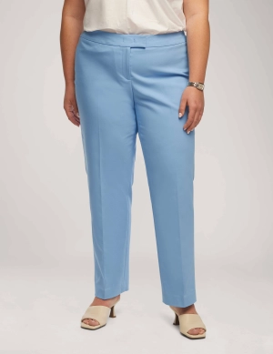 Plus Size Cotton Double Weave Bowie Pant - Sale