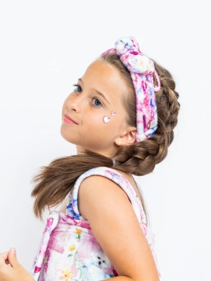Pop Princess Plush Spa Headband with Bow