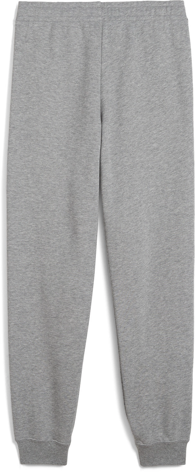 PUMA KID'S ESSENTIALS LOGO FLEECE GREY TRACKPANTS