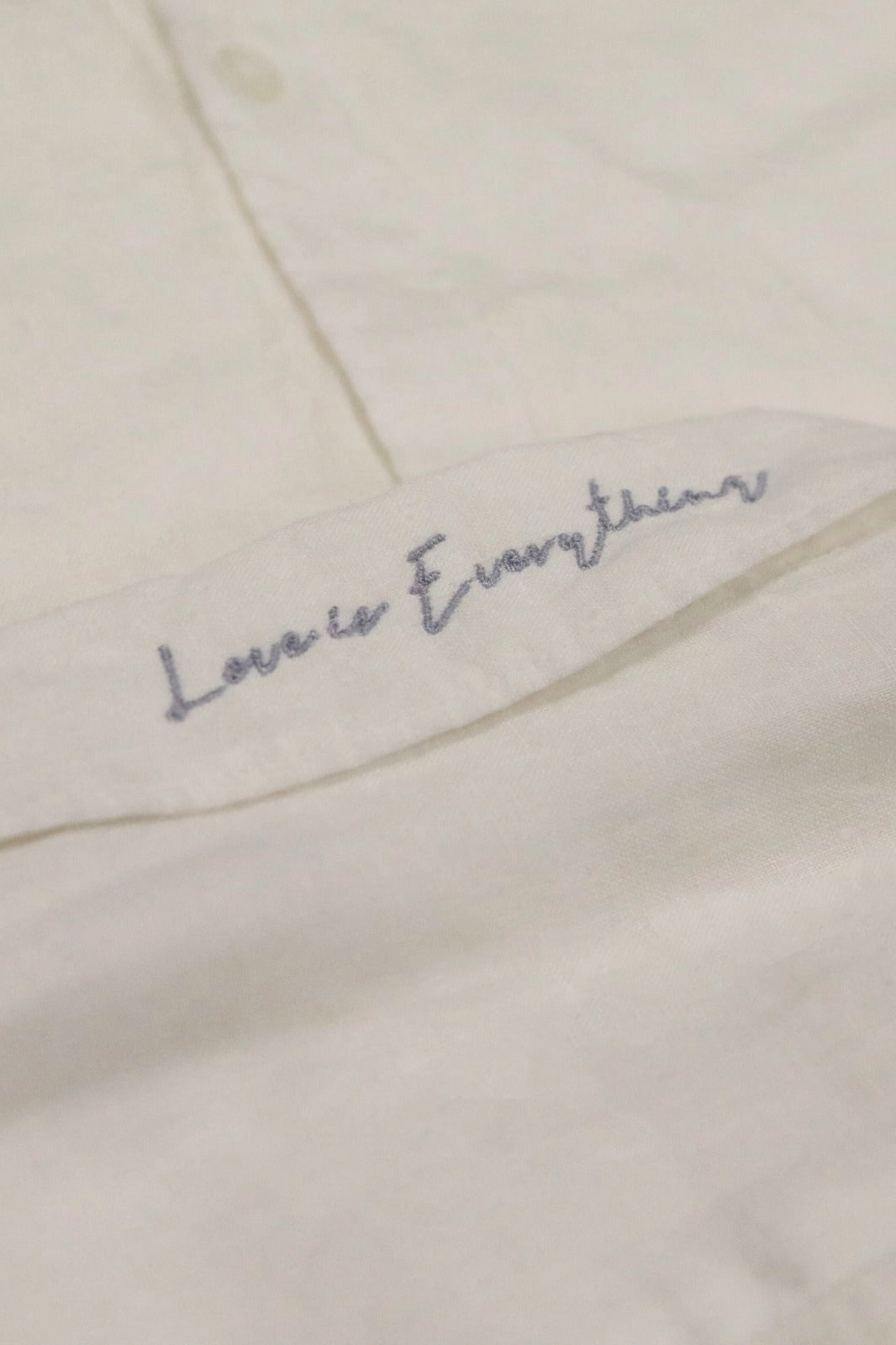 "Love Is Everything" Island Linen Shirt
