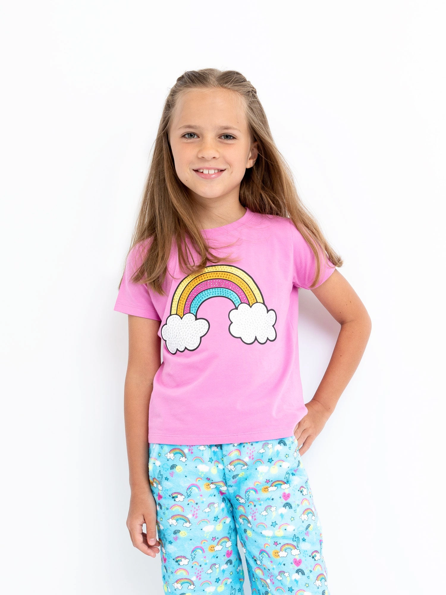 Rainbow Plush Loungewear Pant