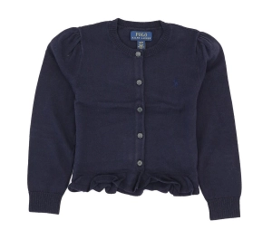 Ralph Lauren Kids Long Sleeved Peplim Cardigan