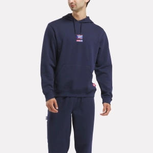 Reebok Identity Badge Hoodie Vector Navy