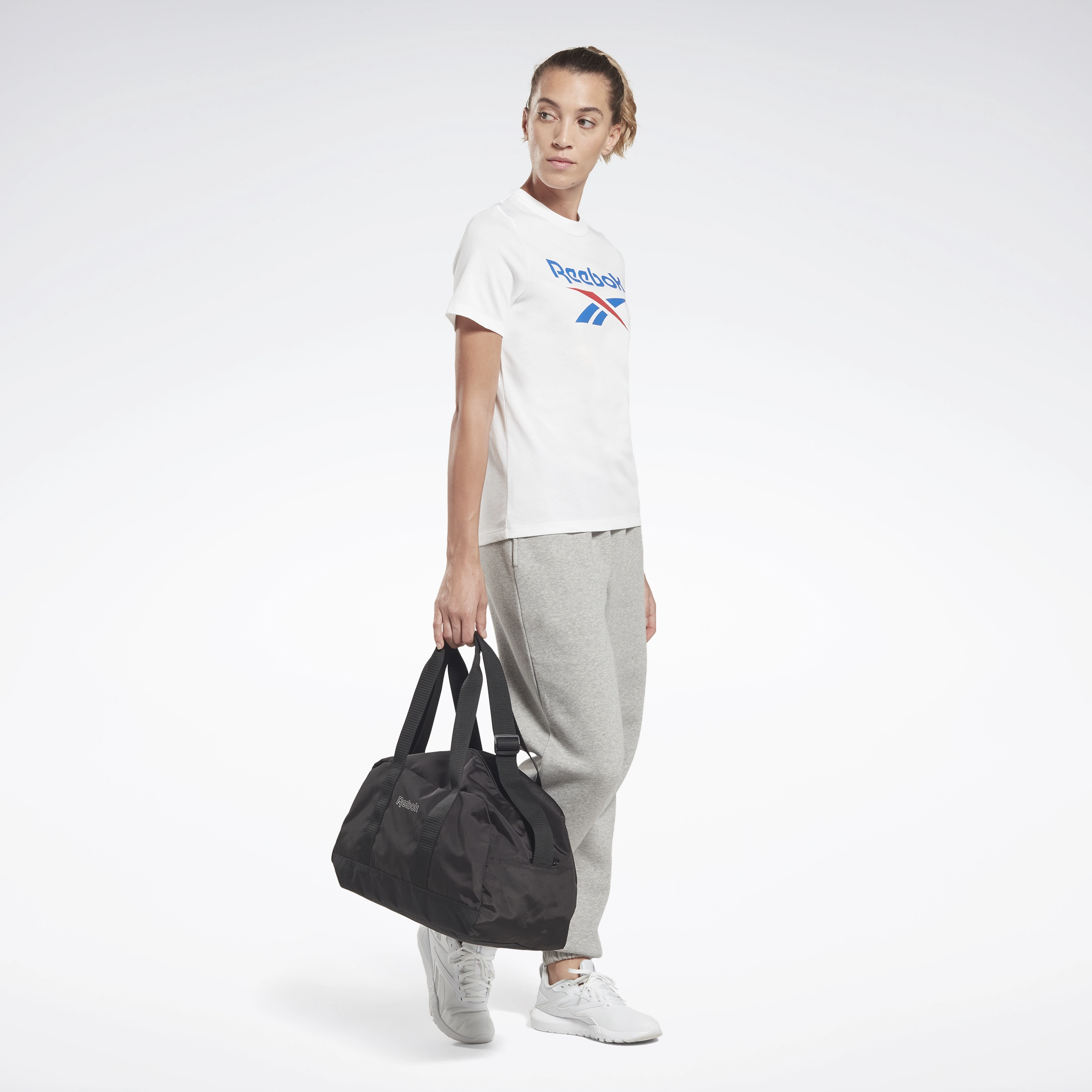 Reebok Identity T-Shirt White/Vector Blue