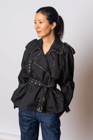 Risto Trench Jacket - Black