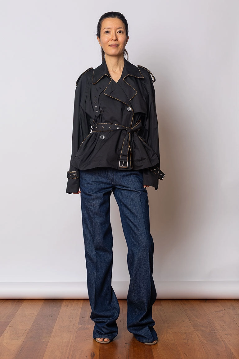 Risto Trench Jacket - Black