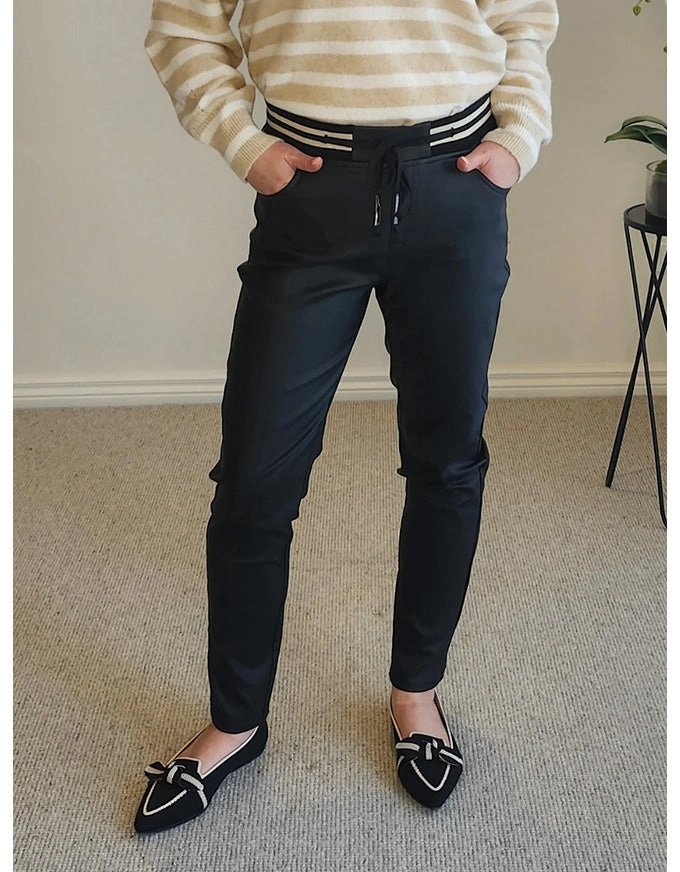 Scuba Wetlook Jogger Black