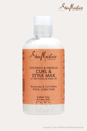 SHEA MOISTURE COCONUT & HIBISCUS CURL & STYLE MILK 8oz