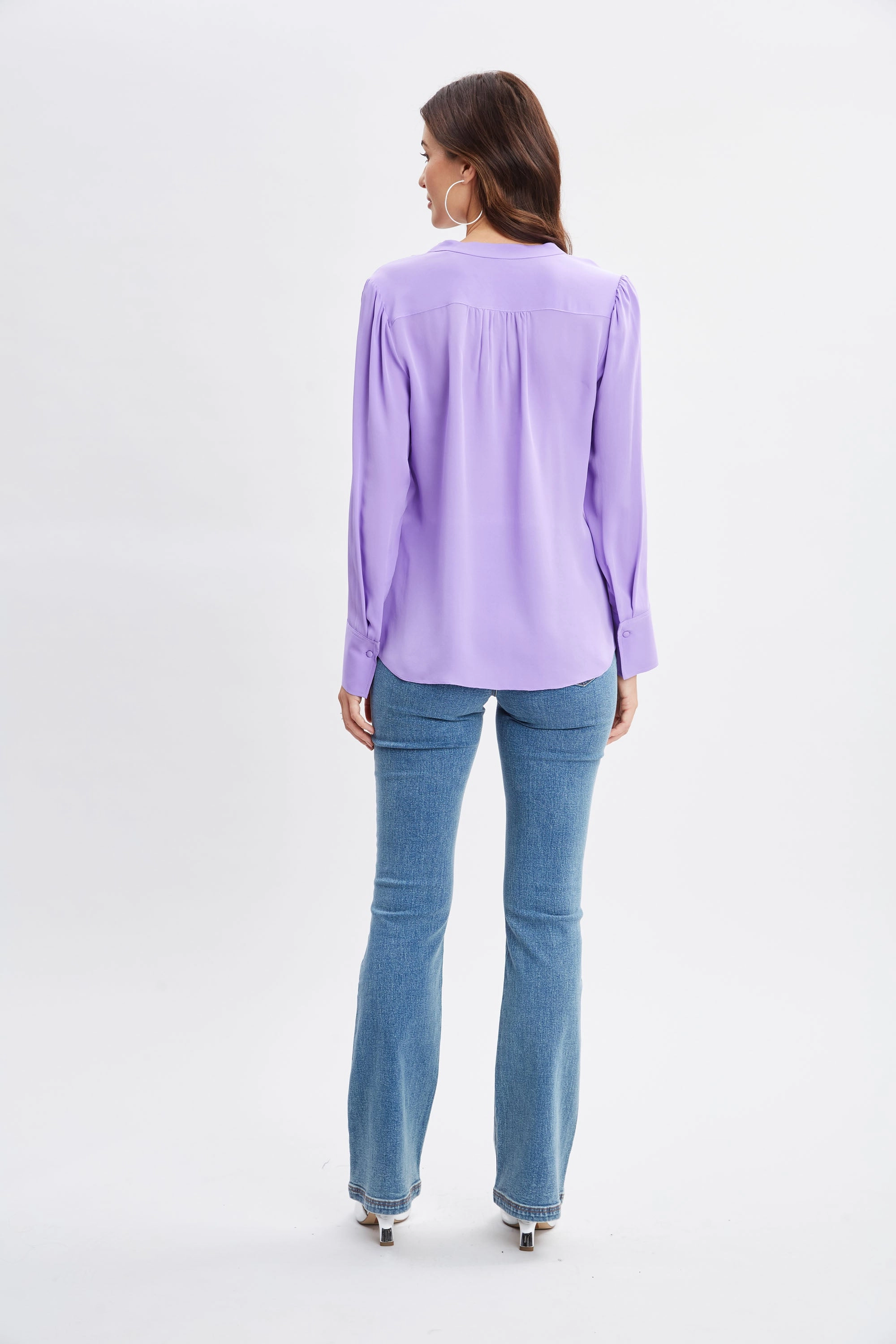 Silk Chain Tassel Shirt