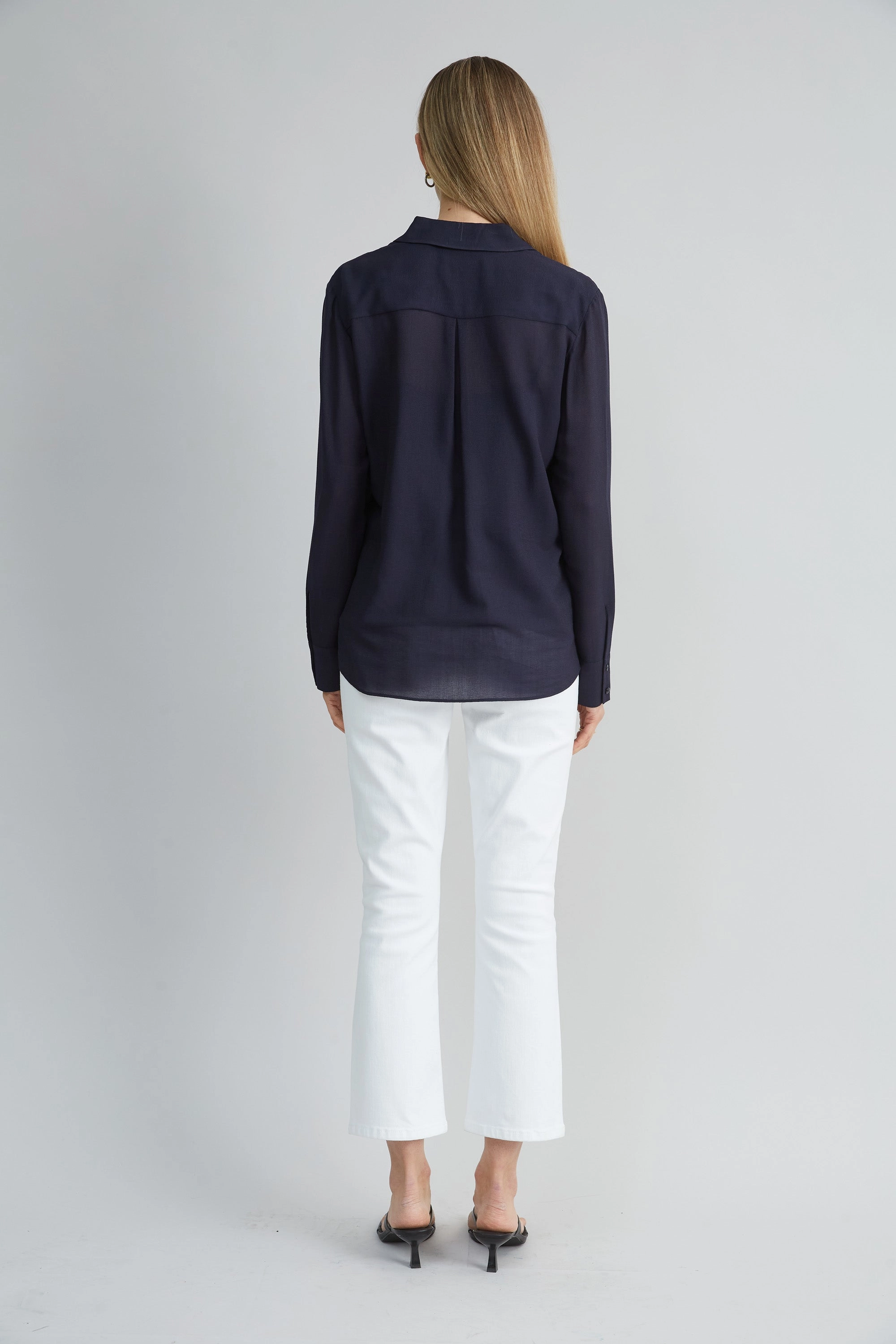 Silk Texture Utility Shirt