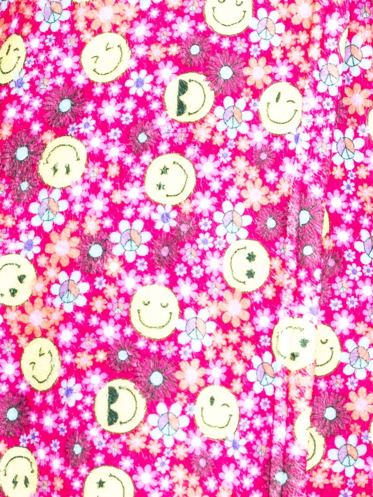 Spring Flower Plush Spa Wrap