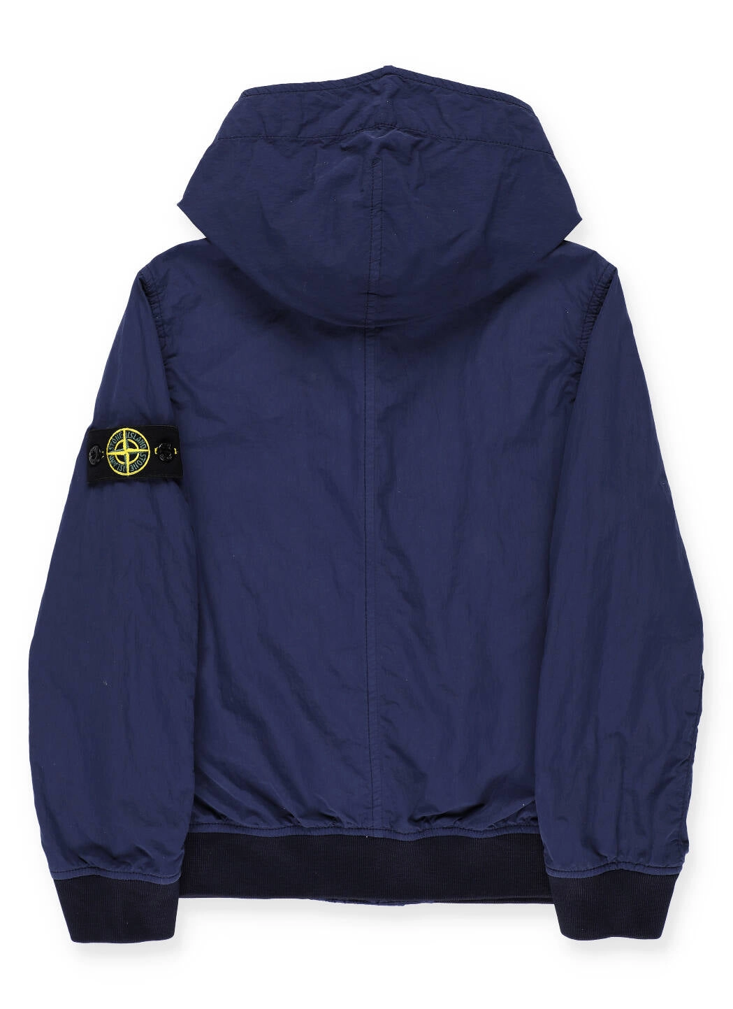 Stone Island Junior Logo Patch Hooded Jacket