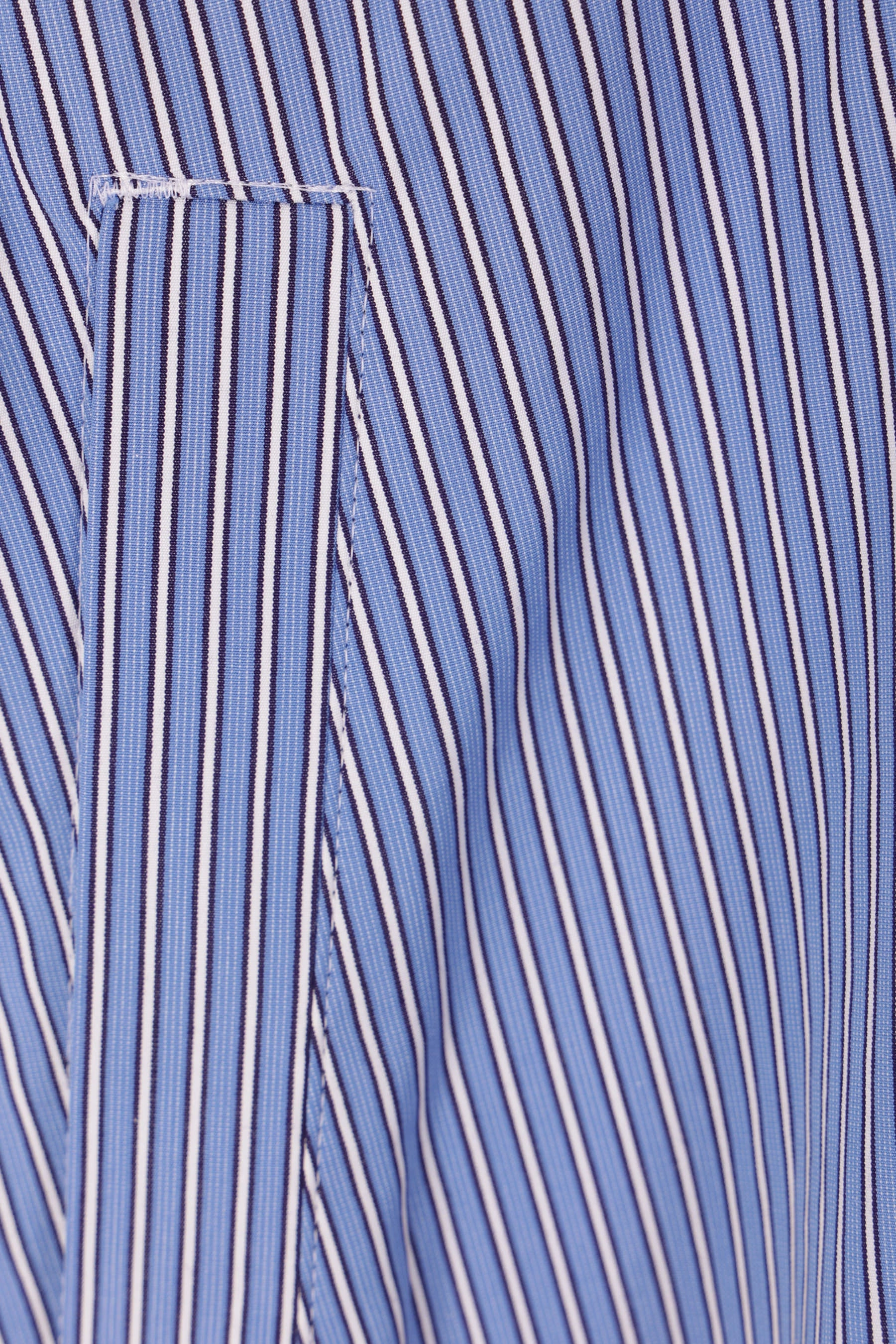 striped poplin overshirt