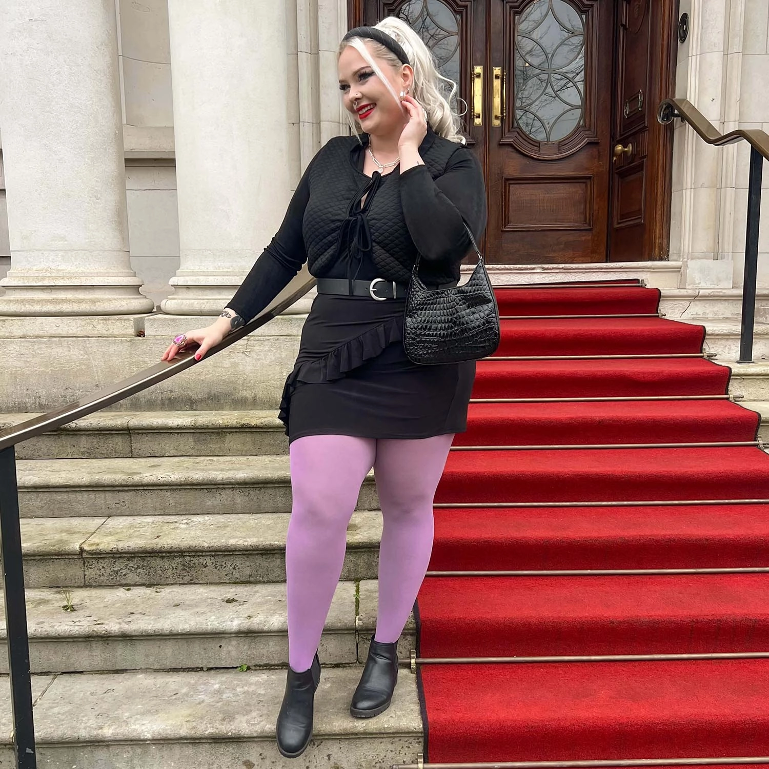 Super Opaque 120 Den Tights - Bats