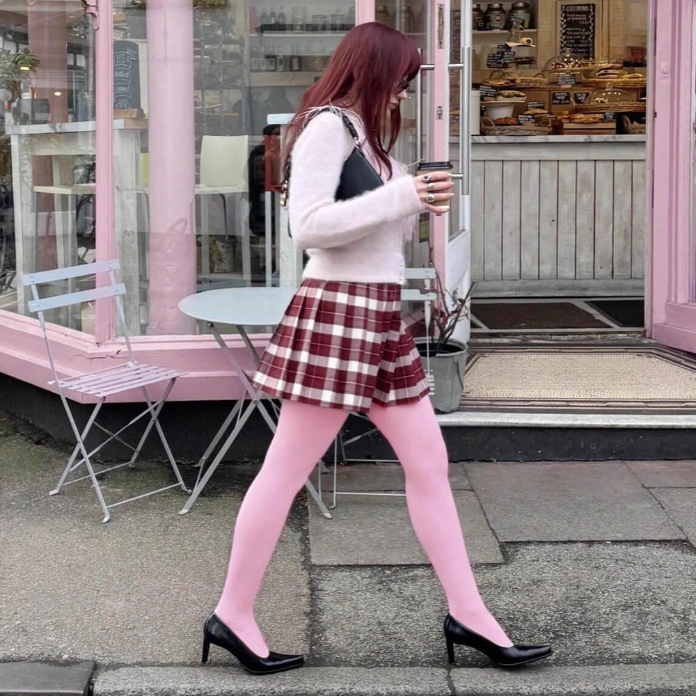 Super Opaque 120 Den Tights - Piglet
