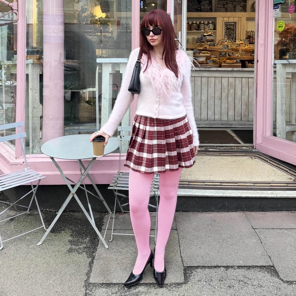 Super Opaque 120 Den Tights - Piglet
