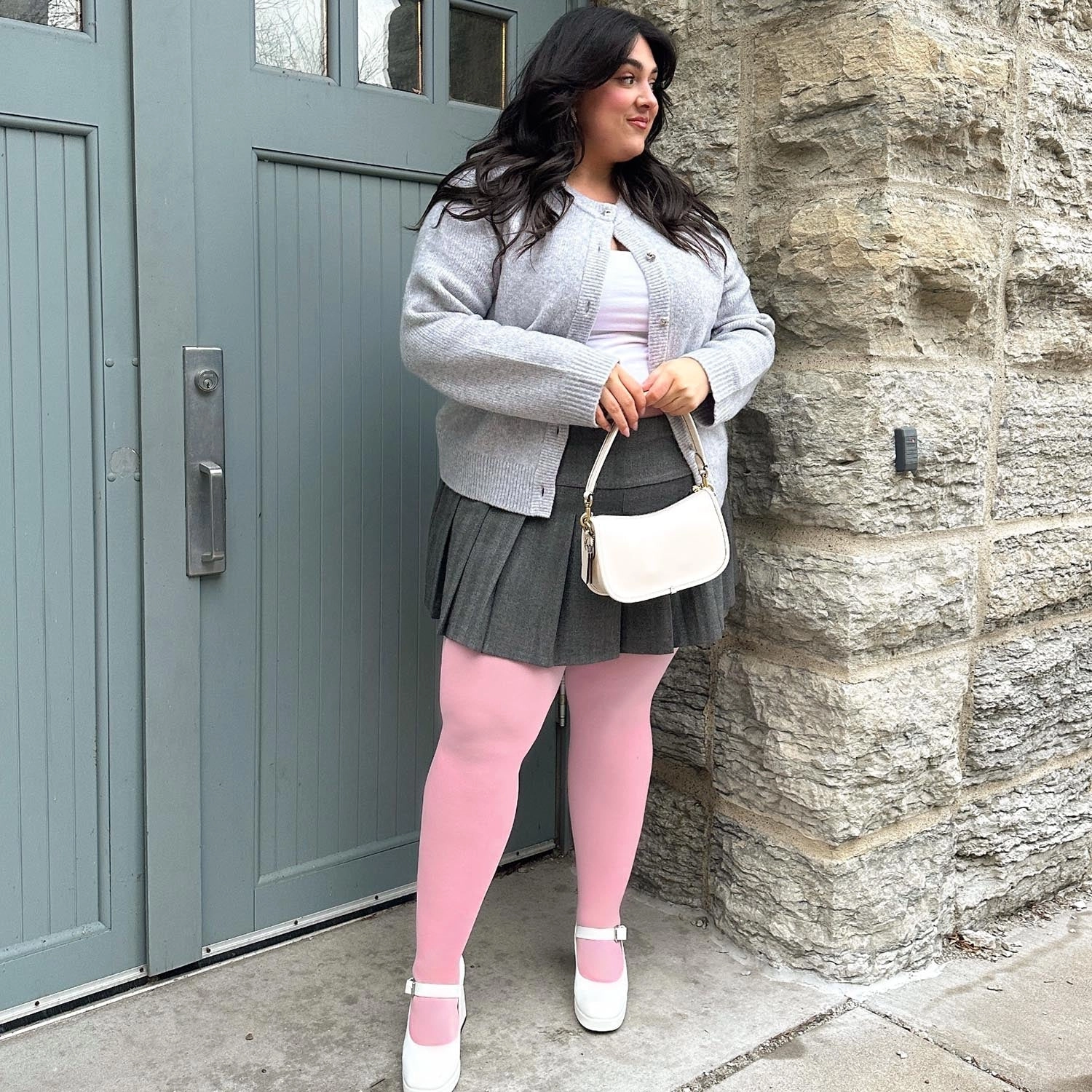 Super Opaque 120 Den Tights - Piglet