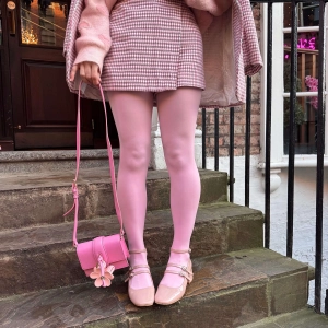 Super Opaque 120 Den Tights - Piglet