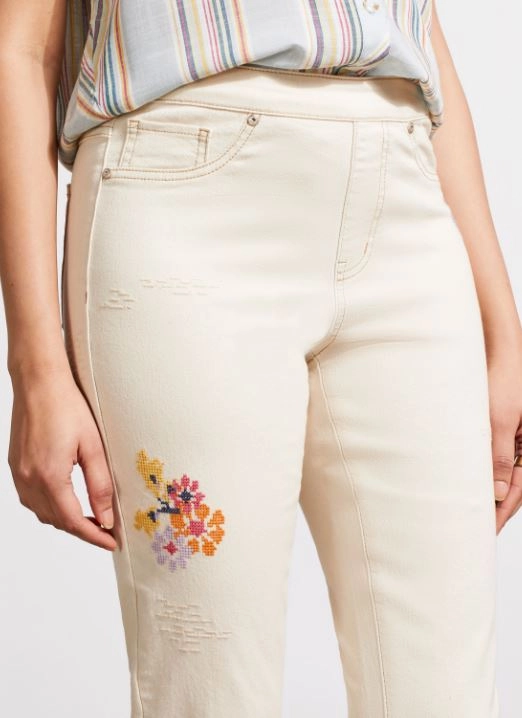 The Audrey Embroidered Jeans | Tribal