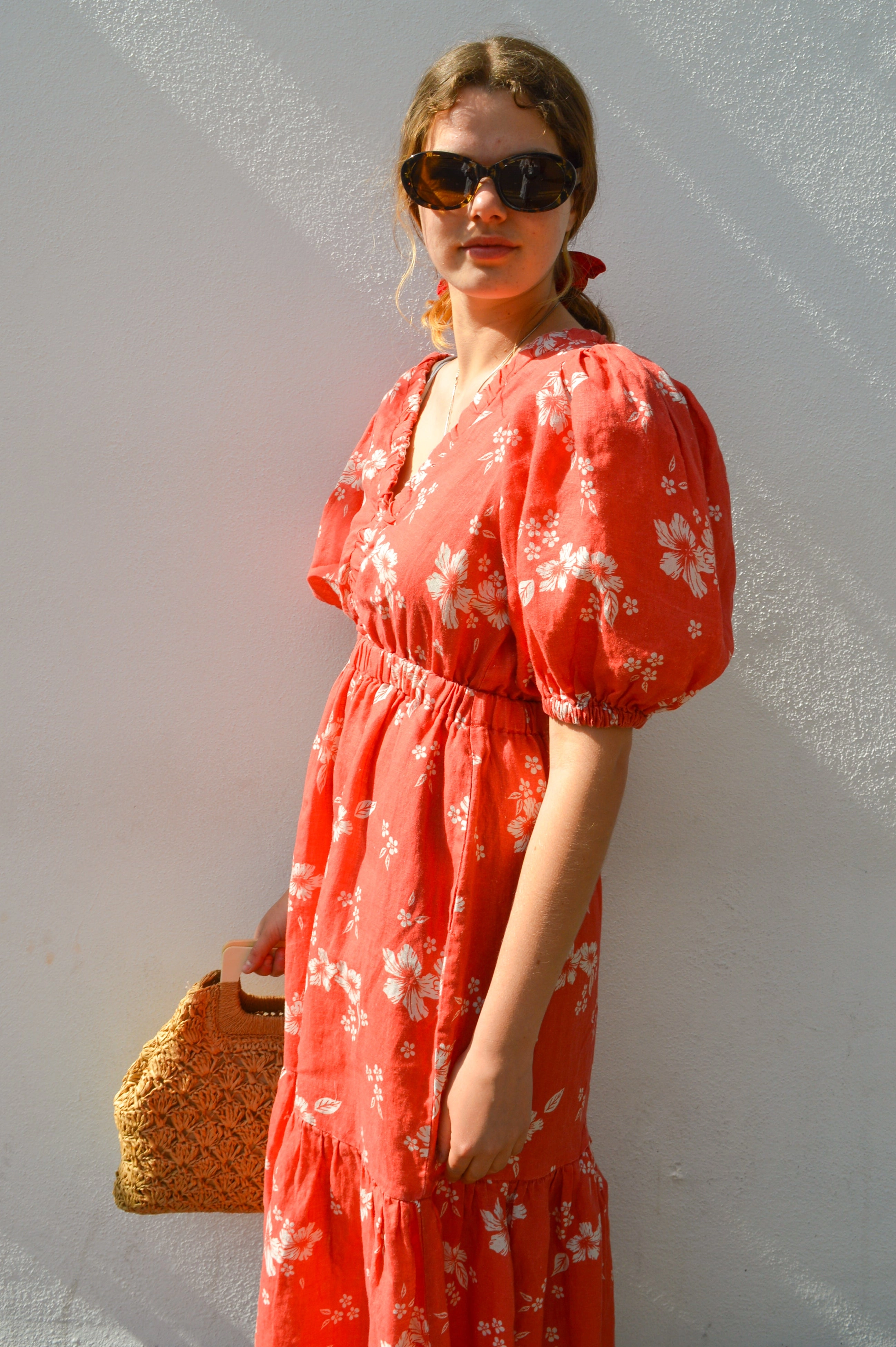 The New Society Nauplia Chilli Beach Flower Dress