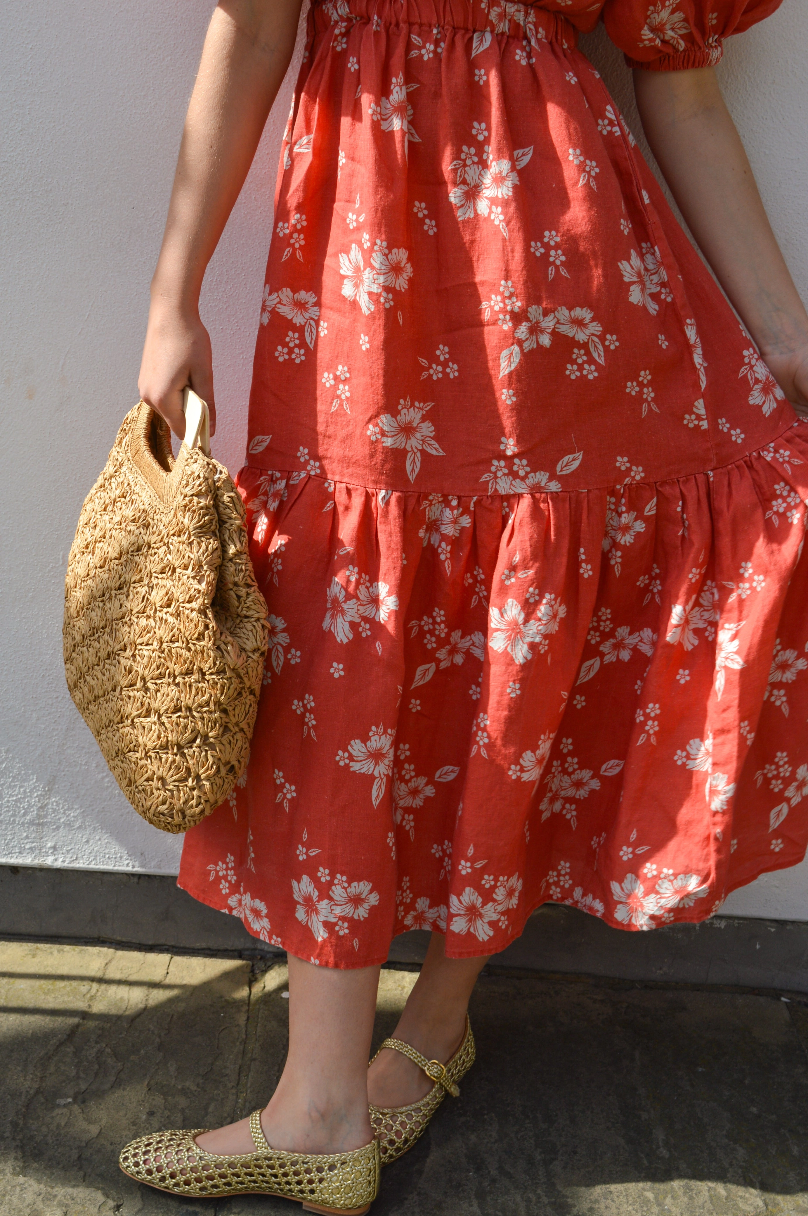 The New Society Nauplia Chilli Beach Flower Dress