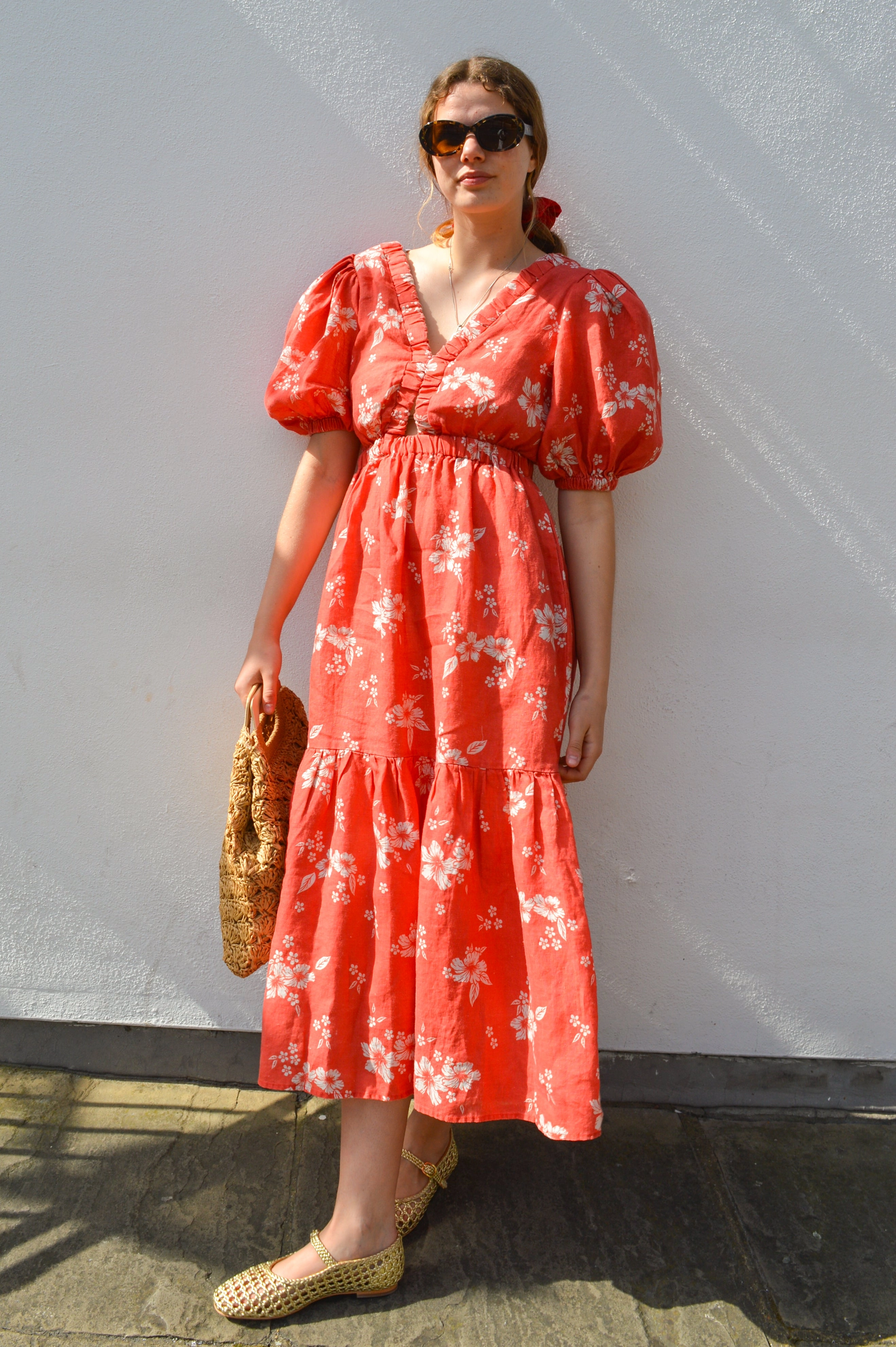 The New Society Nauplia Chilli Beach Flower Dress