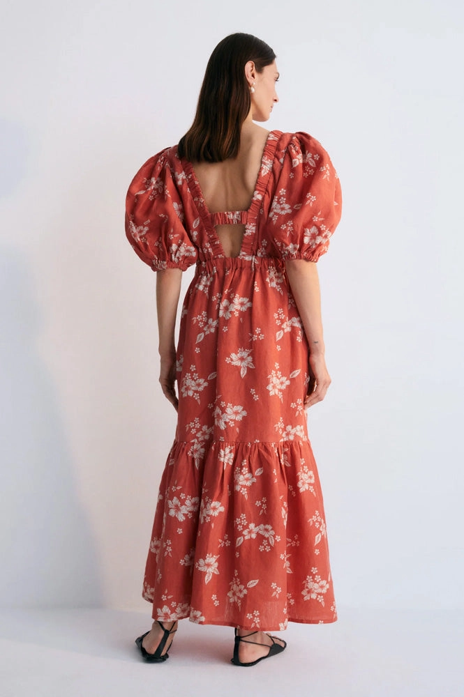 The New Society Nauplia Chilli Beach Flower Dress