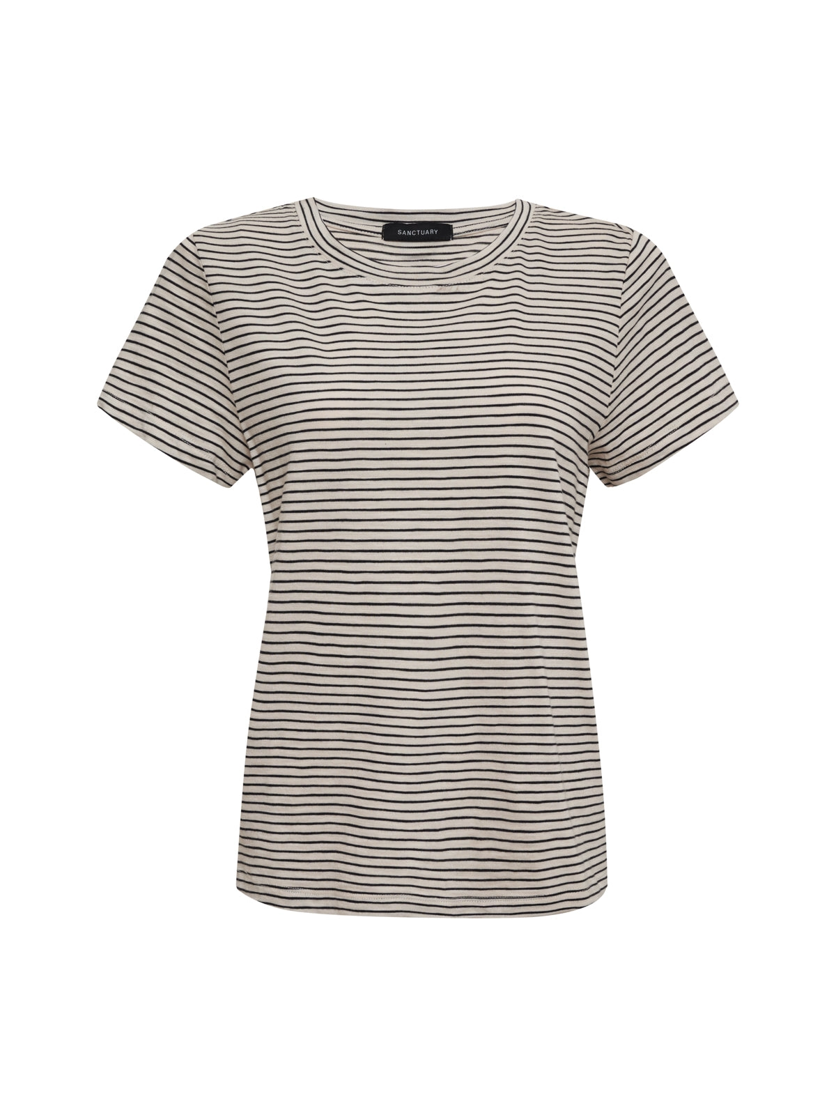 The Perfect Tee Pumice Stone / Black Stripe Extended Sizing