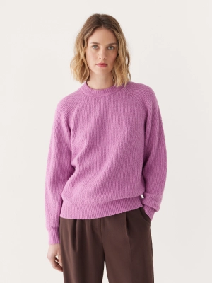 The Seawool® Crewneck Sweater in Mulberry