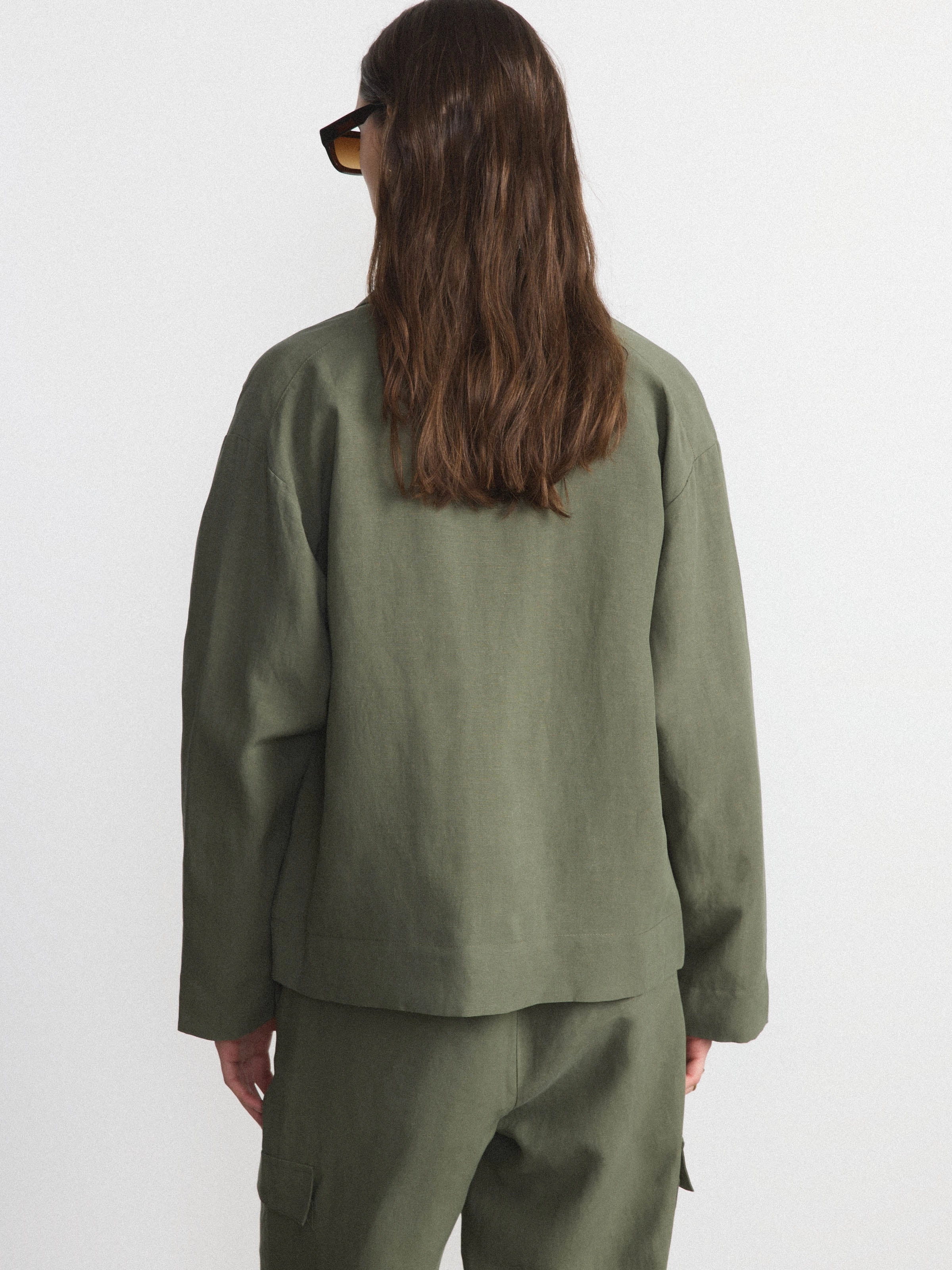 The Workwear Jacket in Olive Green