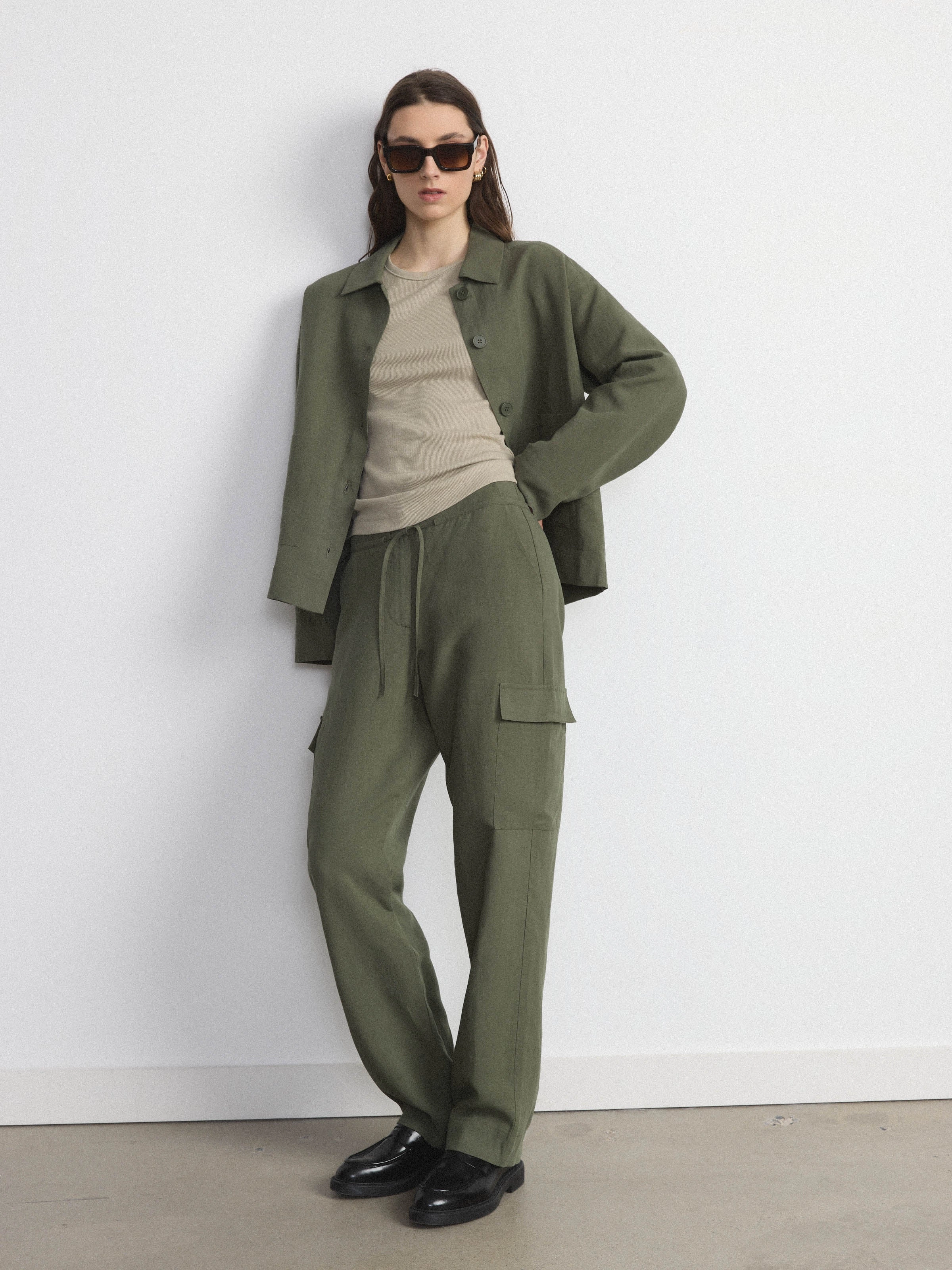 The Workwear Jacket in Olive Green