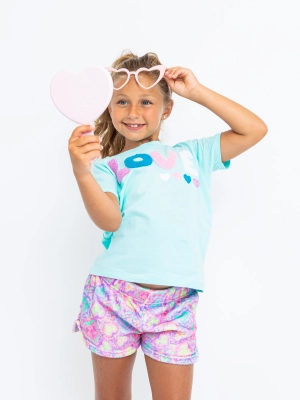 Tie Dye Plush Lounge Shorts