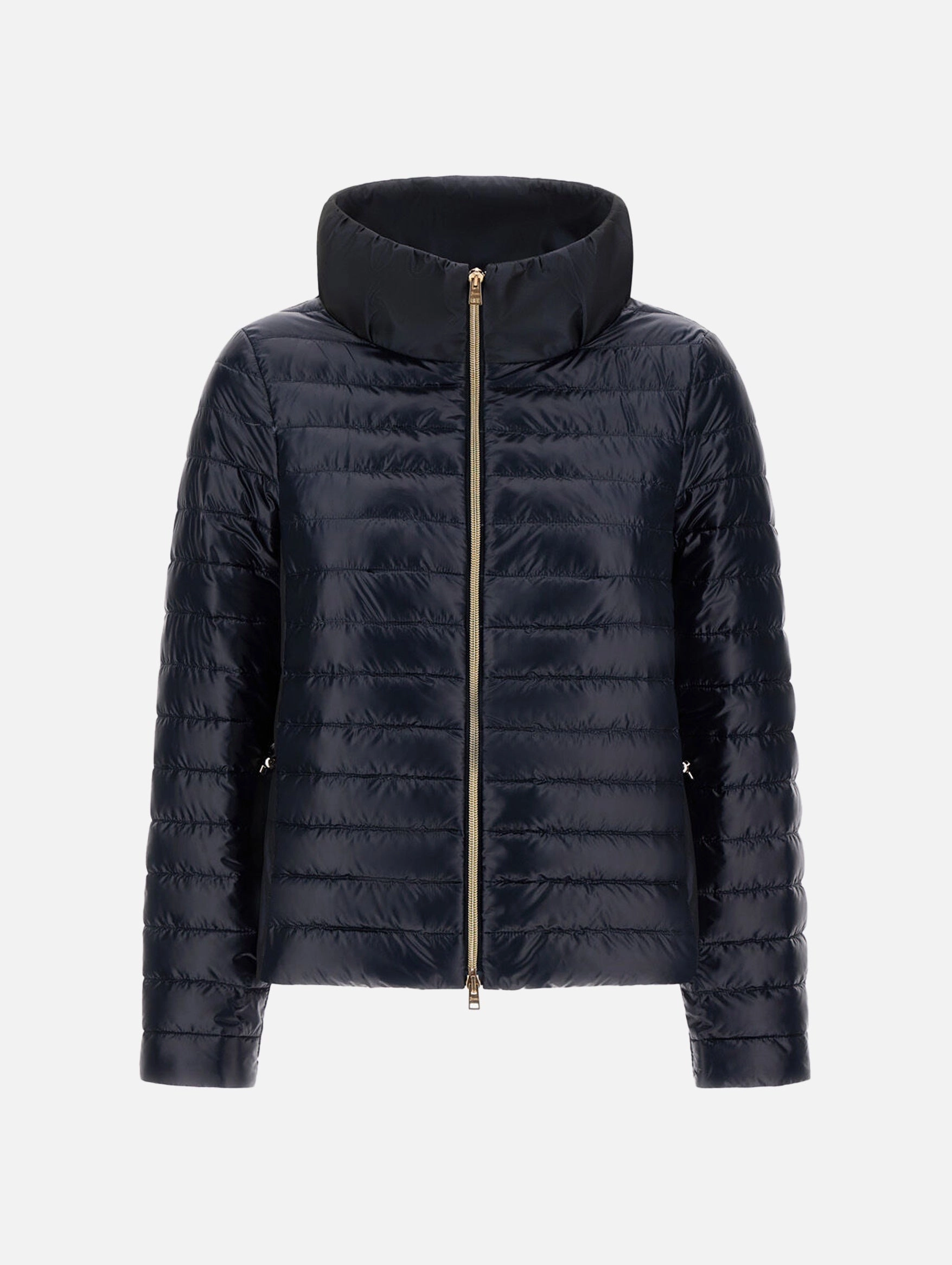 Ultralight Nylon and Techno Taffeta Jacket in Navy