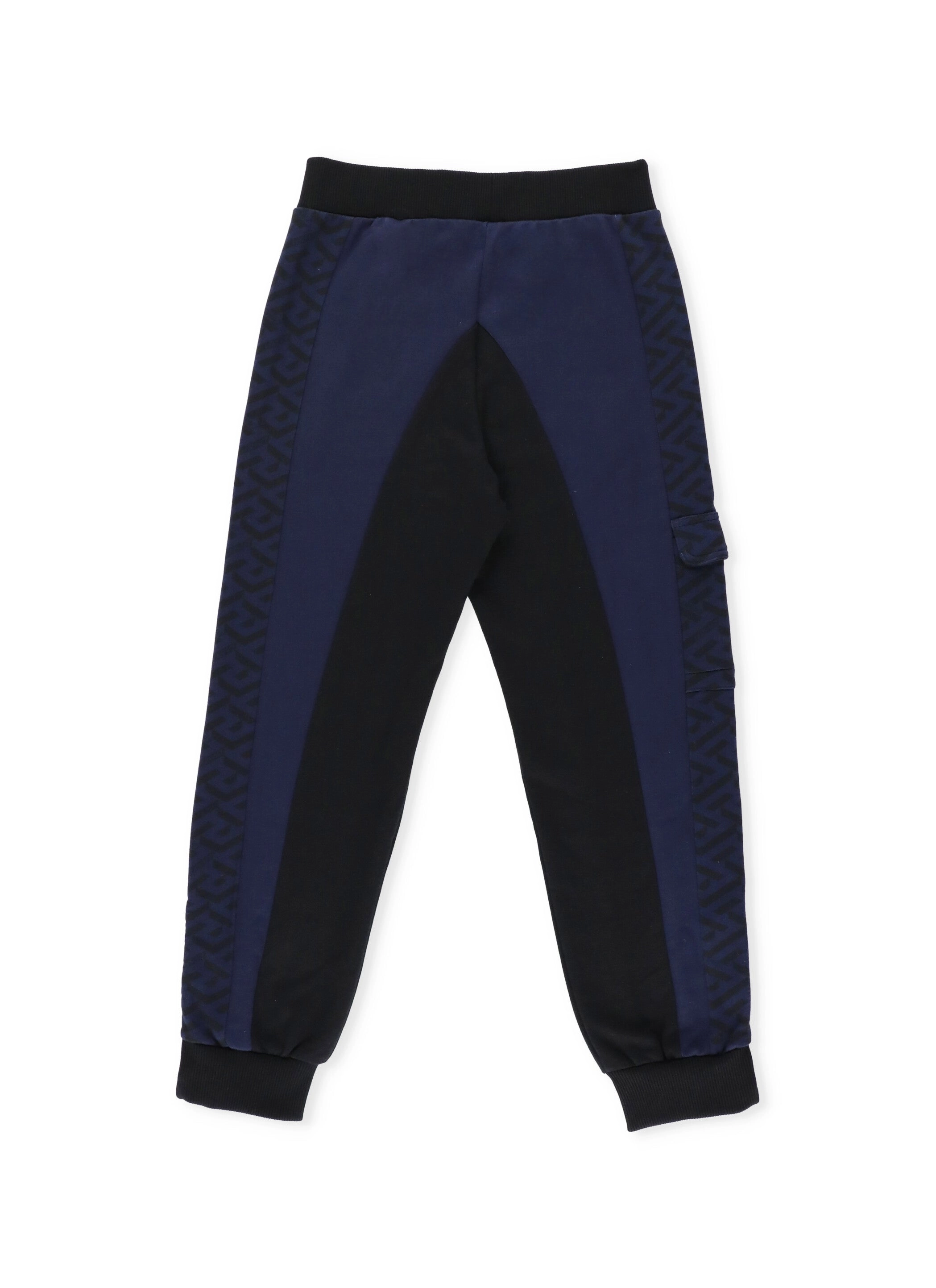 Versace Kids Logo Embroidered Track Pants