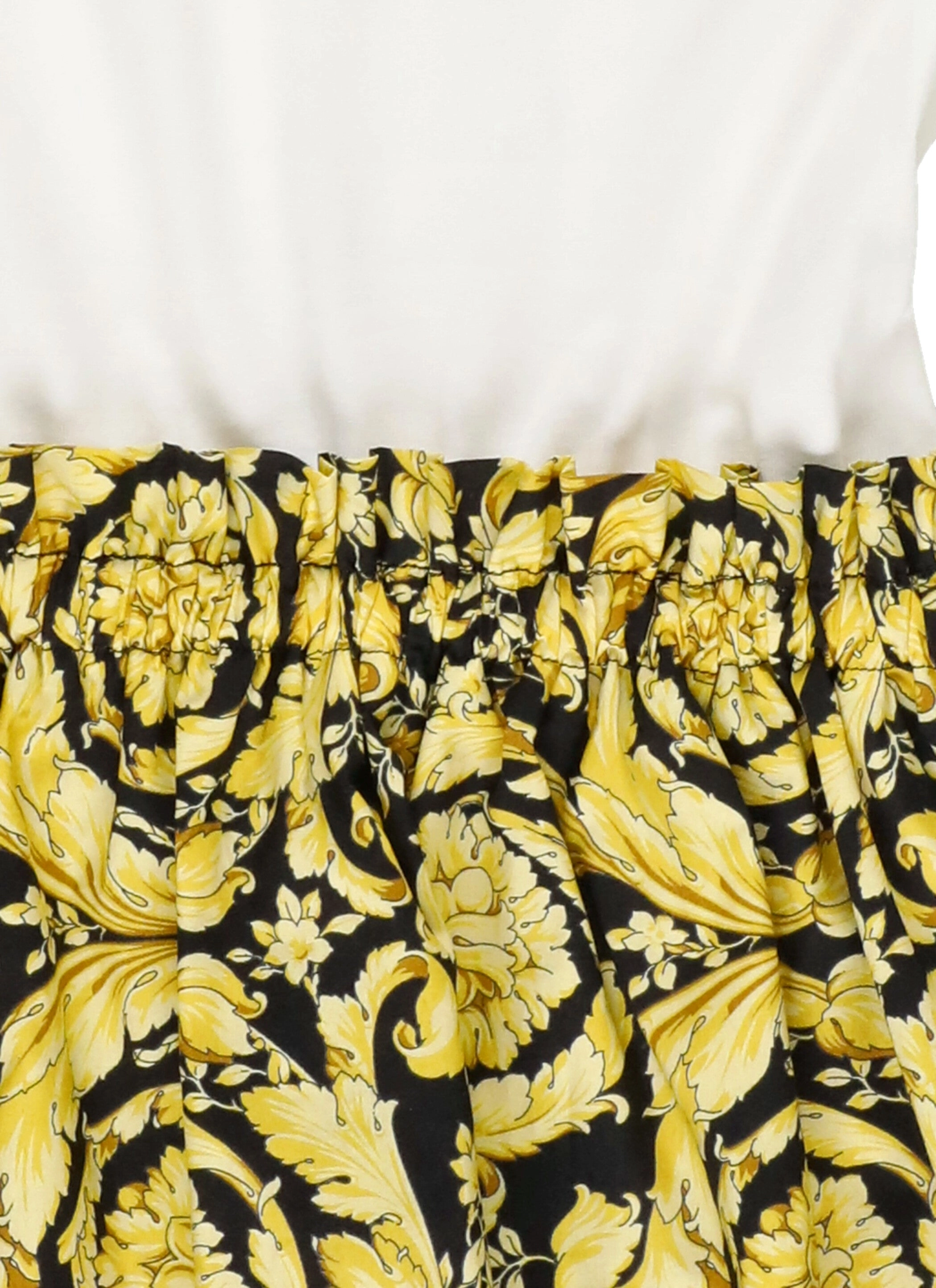 Versace Kids Logo Printed Baroque Printed Dress