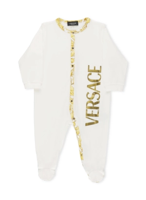 Versace Kids Logo Printed Round-Neck Tracksuit