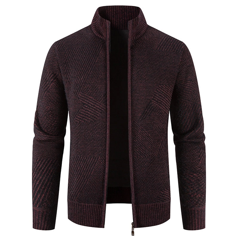 West Louis™ ComfyCoat Warm Stand-Up Collar Cardigan