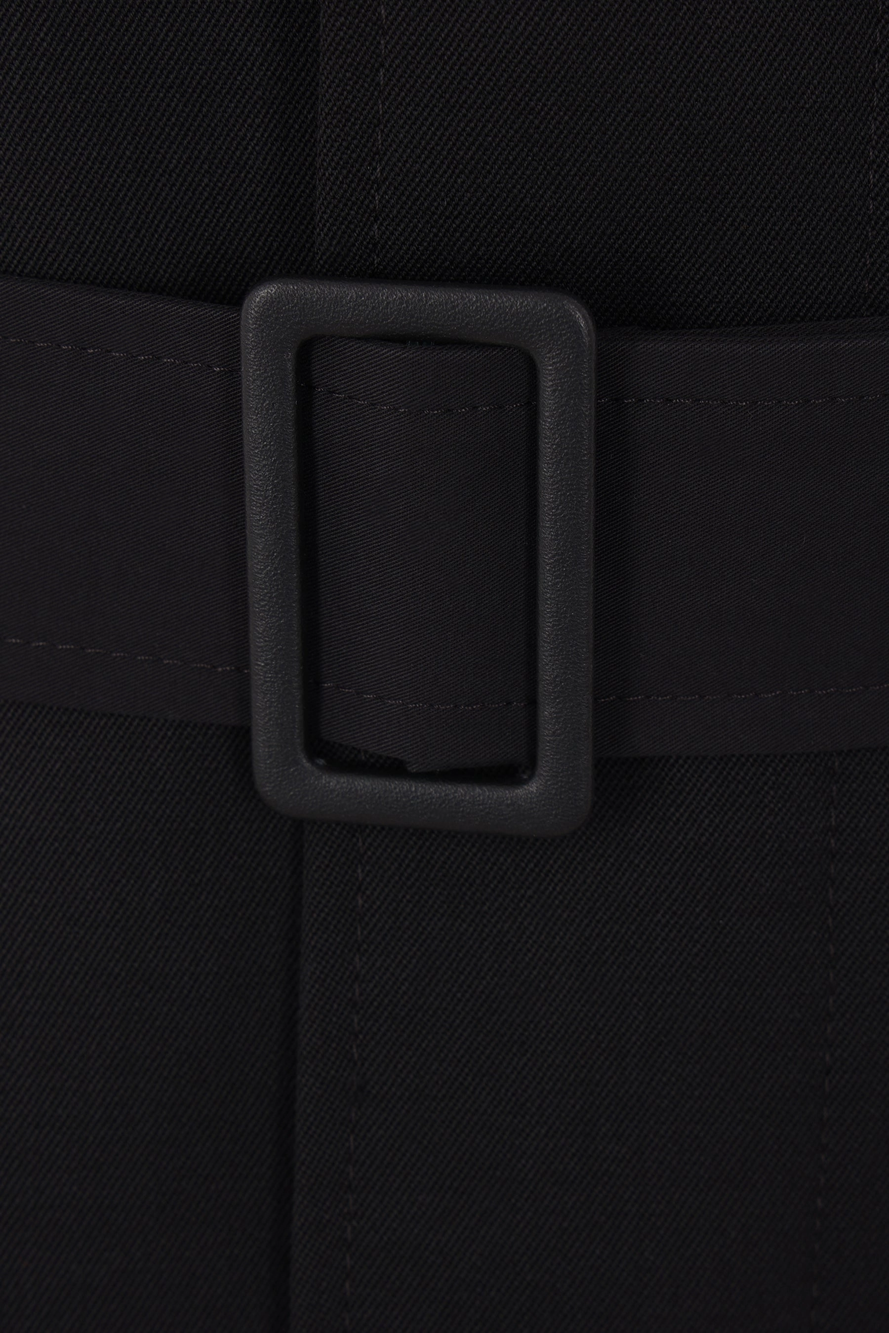 wool and cotton trench coat