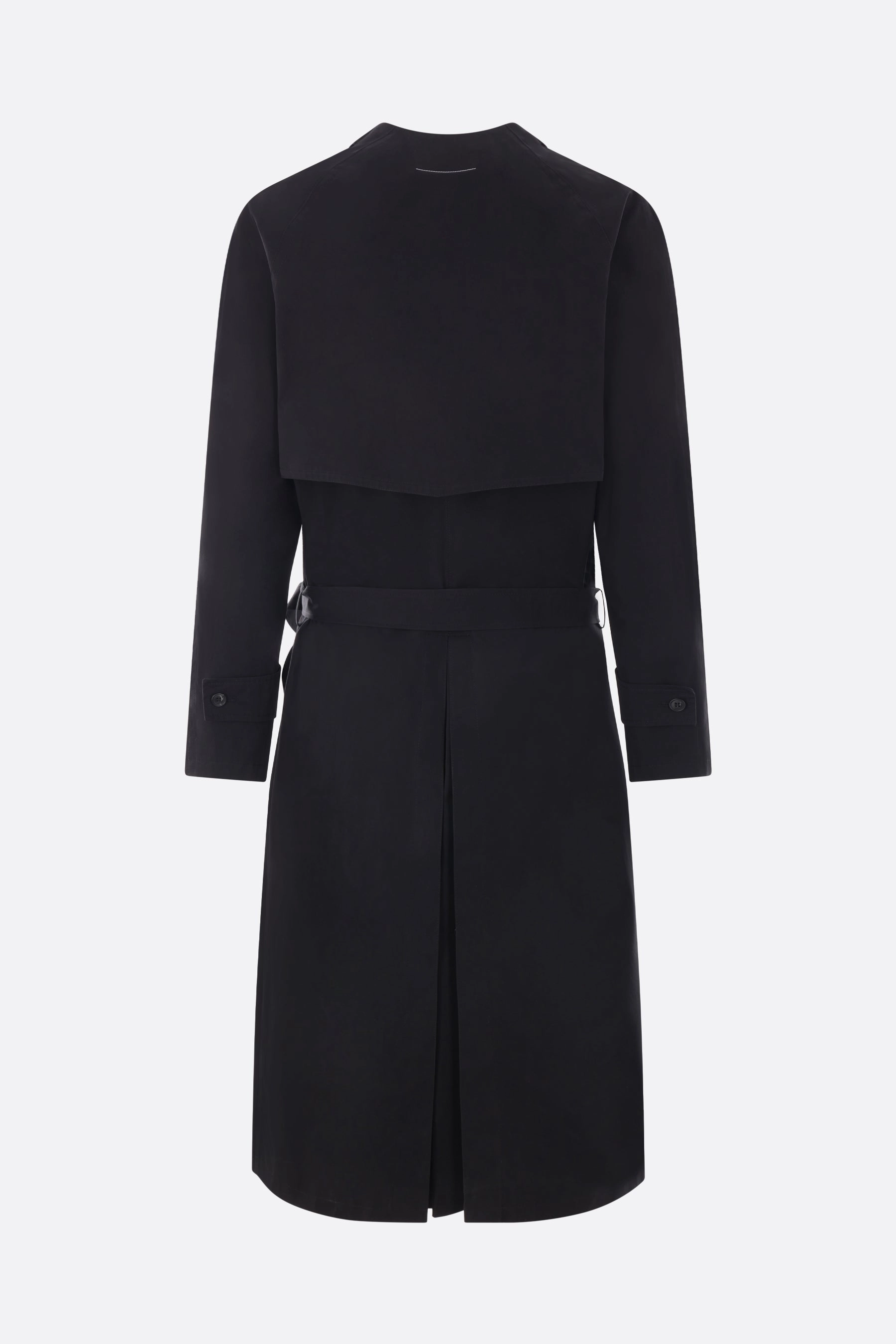 wool and cotton trench coat