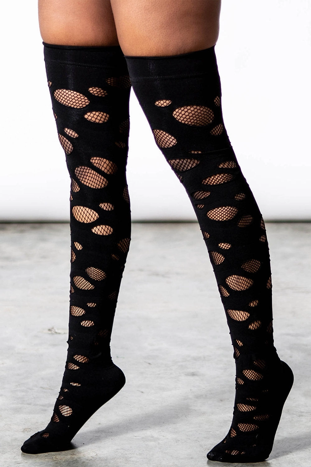 Wretched Soul Distress Socks [Black]