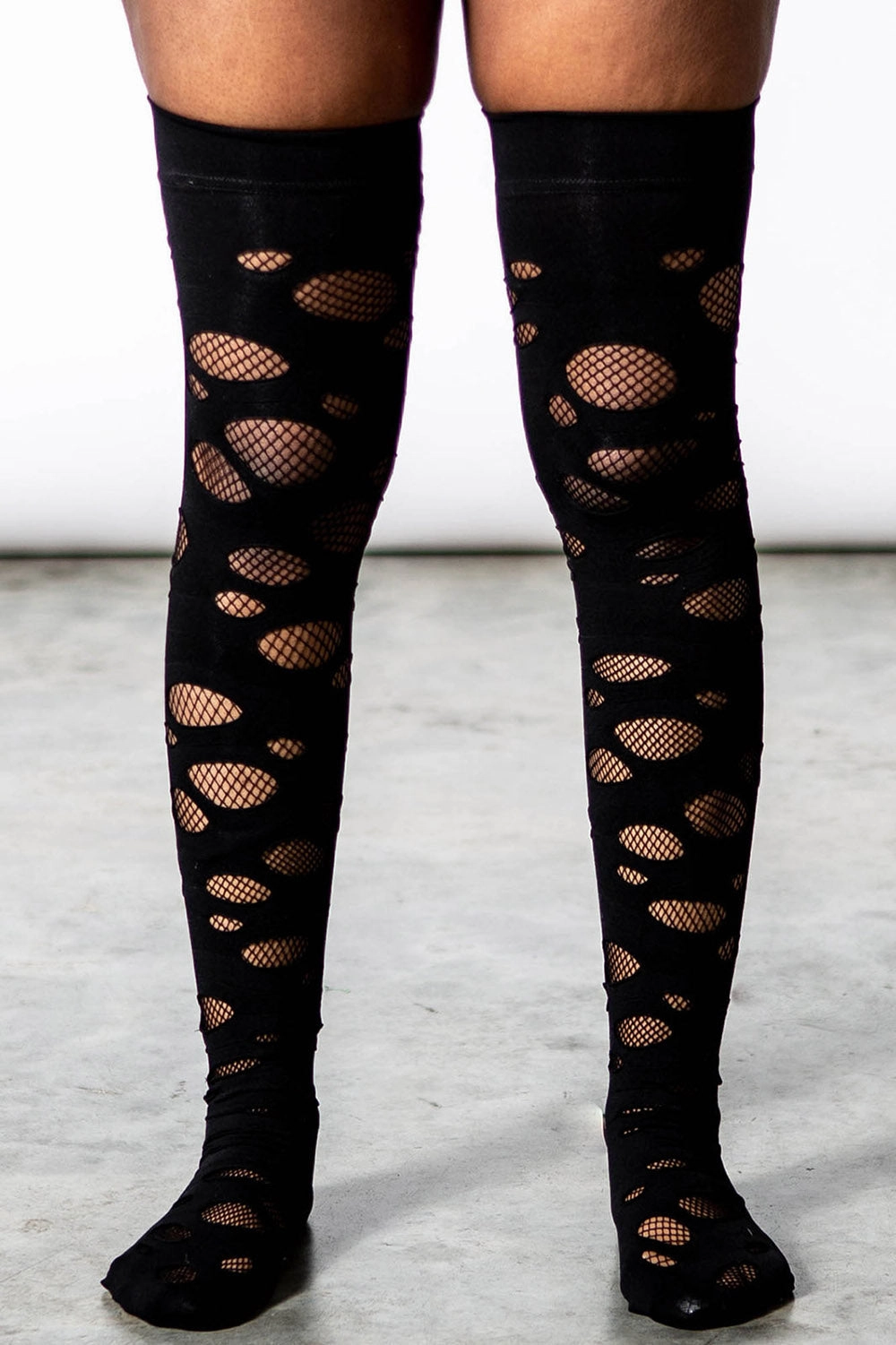 Wretched Soul Distress Socks [Black]