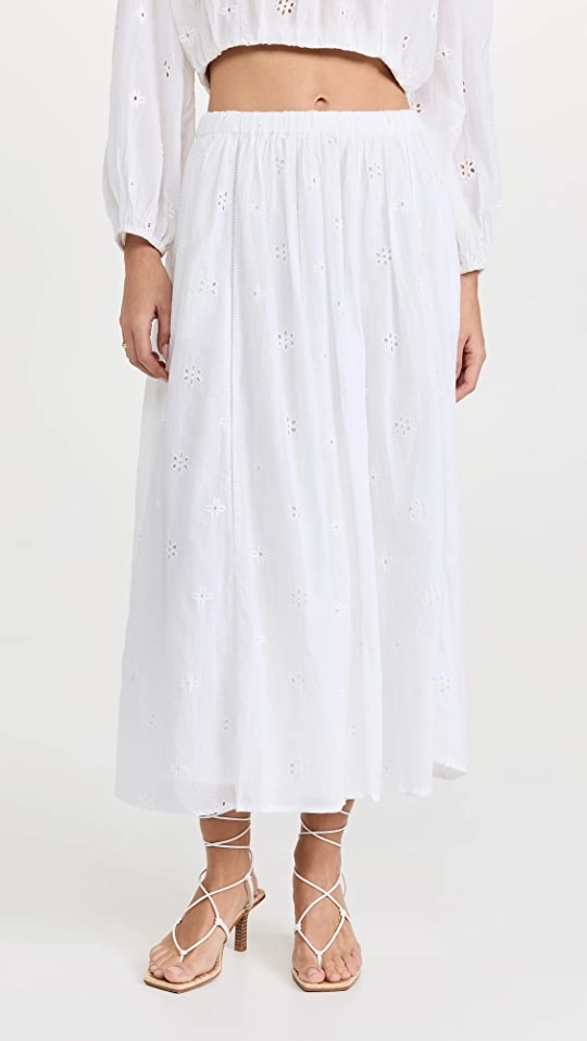 WYNE05w velvet Long Skirt